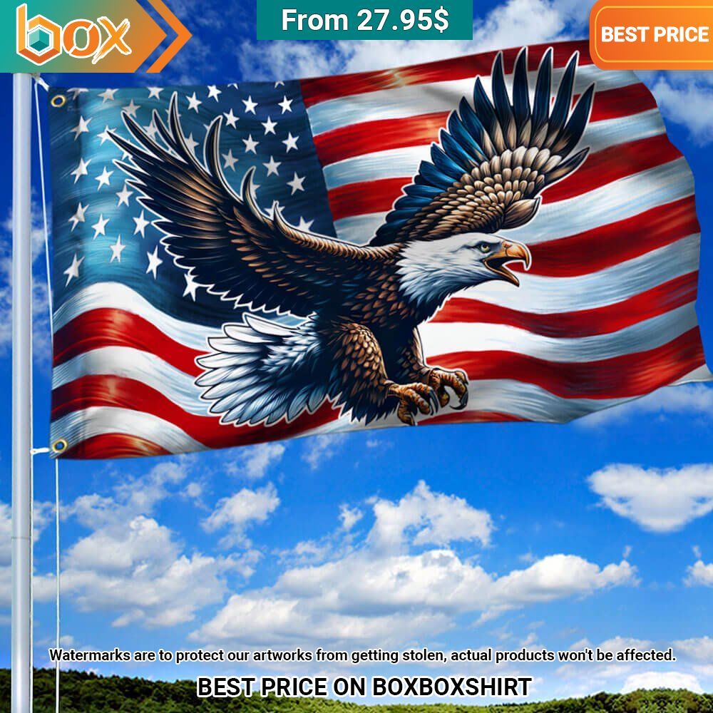 Patriotic Eagle American Flag You are getting me envious with your look