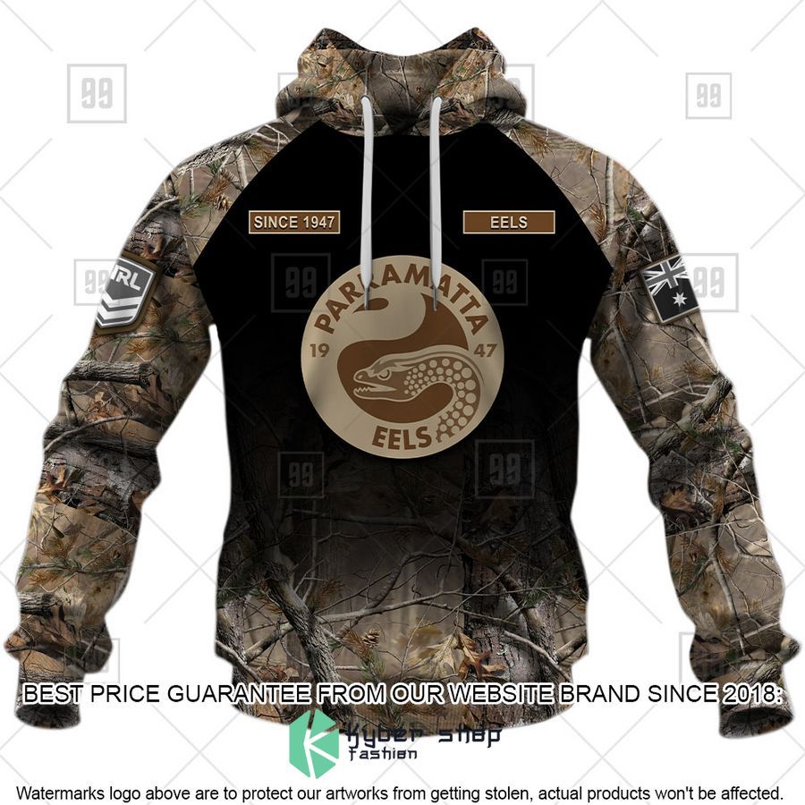 personalized nrl parramatta eels hunting camouflage shirt hoodie 2 785