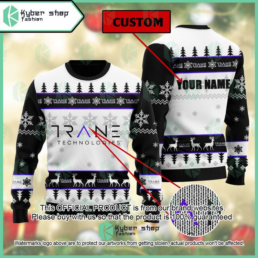Personalized TRANE TECHNOLOGIES Christmas Sweater Loving, dare I say?