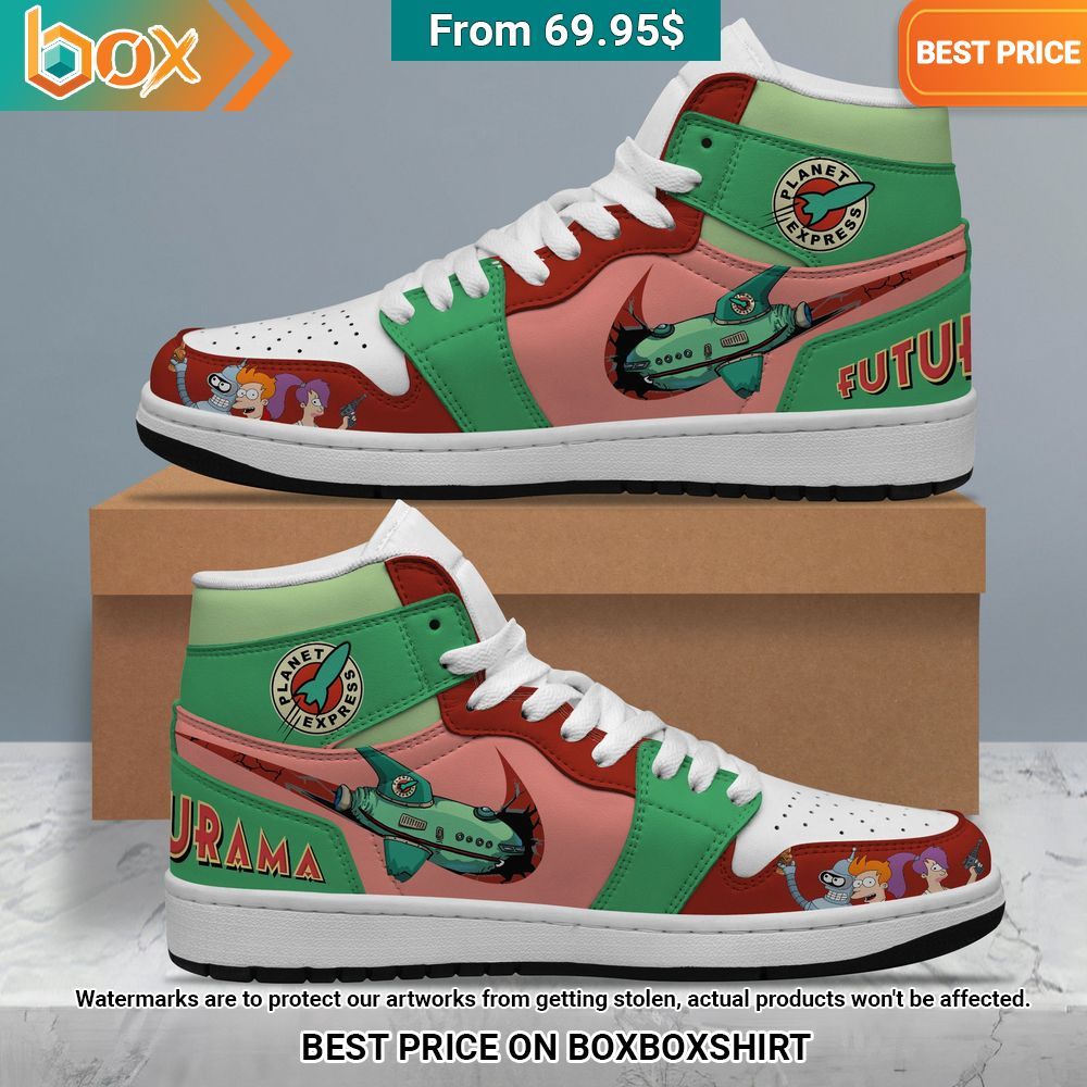 Planet Express Futurama Air Jordan 1 You look cheerful dear