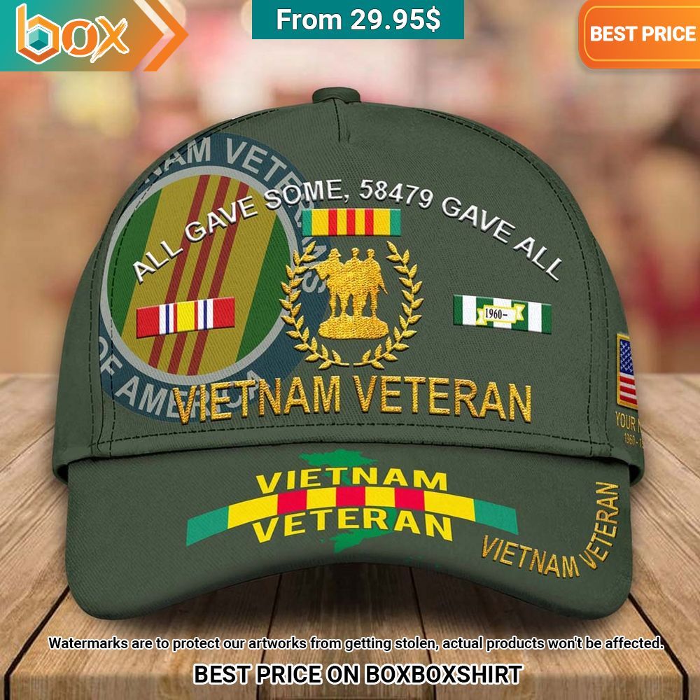 Some 58479 Gave All Vietnam Veteran Custom Cap Cuteness overloaded