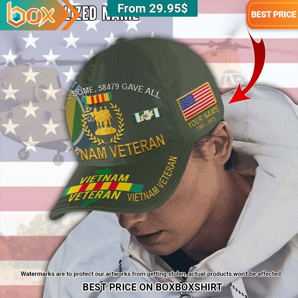 Some 58479 Gave All Vietnam Veteran Custom Cap Wow! This is gracious