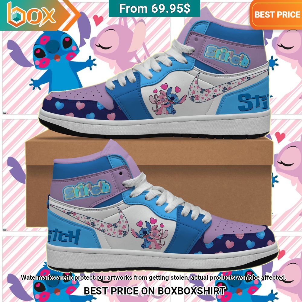 Stitch and Angel Air Jordan 1 Nice bread, I like it