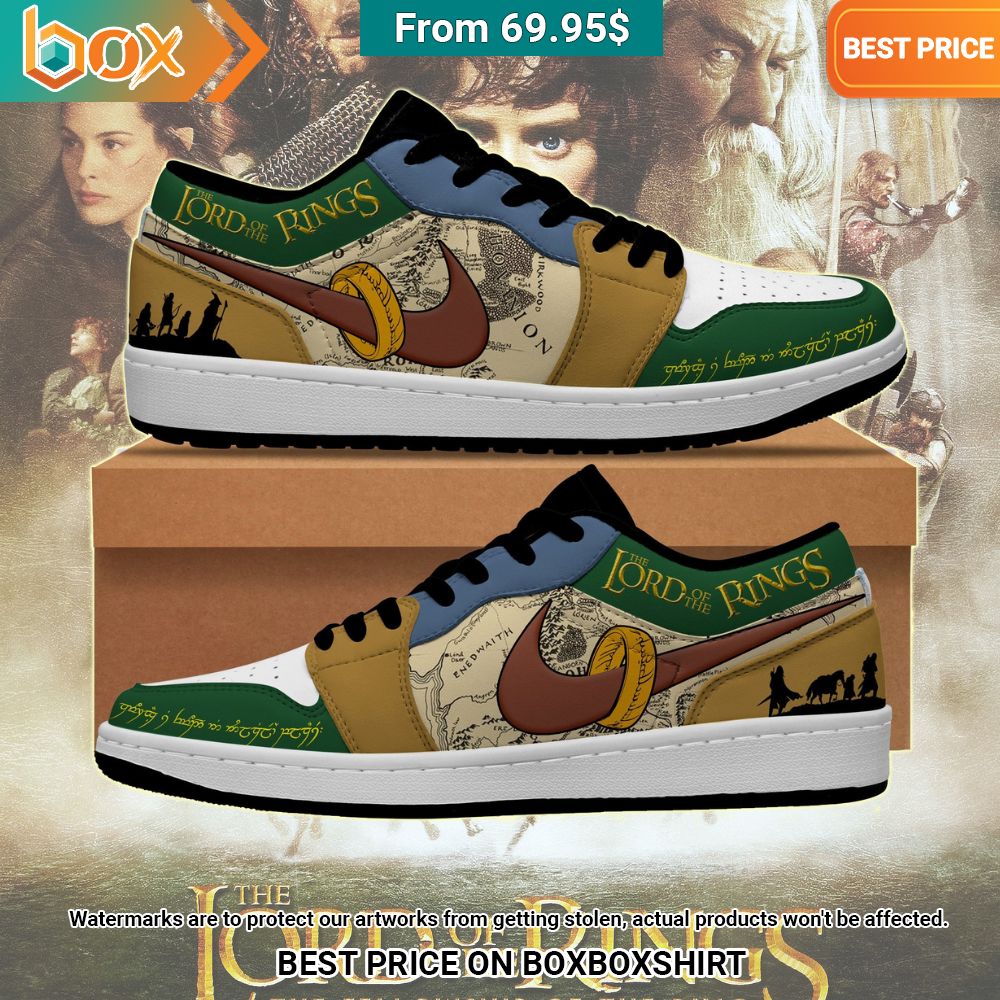 The Lord of the Rings Tolkien Symbol Air Jordan 1 Natural and awesome