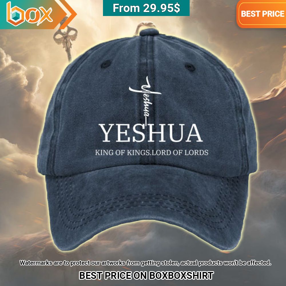 Yeshua King Of Kings Lord Of Lords Cap Natural and awesome