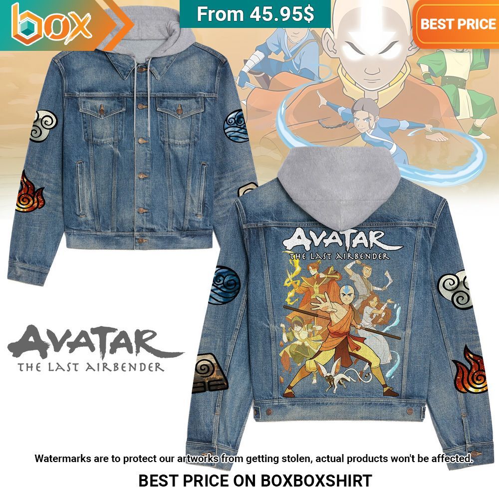 Avatar The Last Airbender Denim Jacket You look so healthy and fit