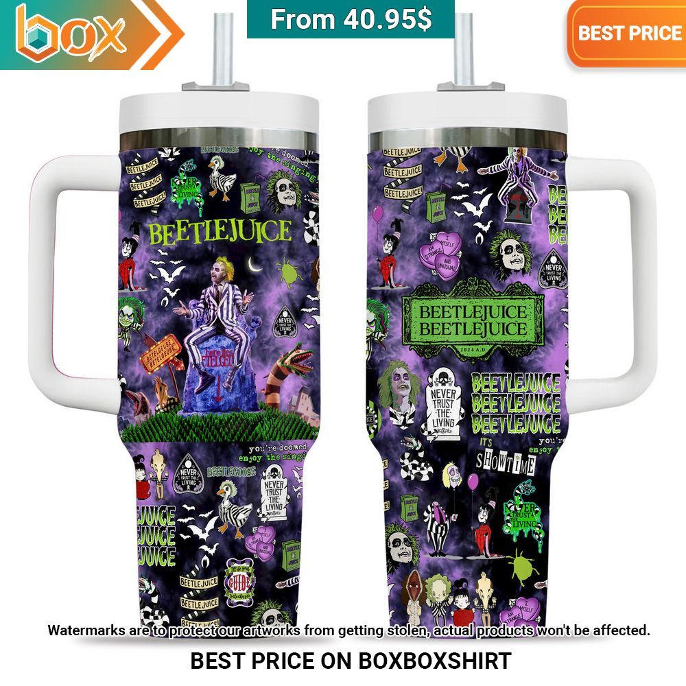 Beetlejuice Tumbler Hey! You look amazing dear