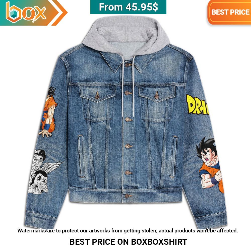 Dragon Ball Toriyama Akira Raised Me Denim Jacket You look lazy