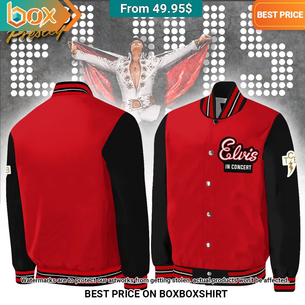Elvis In Concert Baseball Jacket How did you learn to click so well
