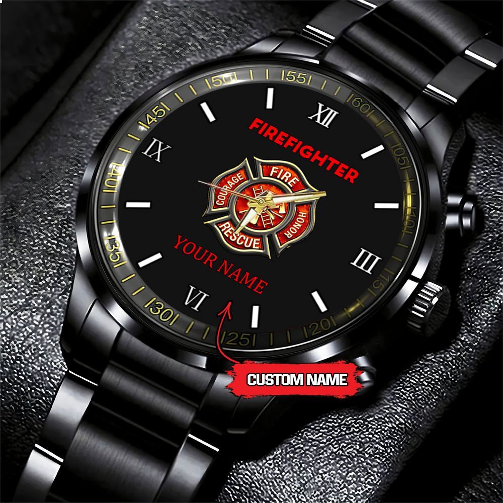 fire honor courage custom stainless steel watch 1 824.jpg