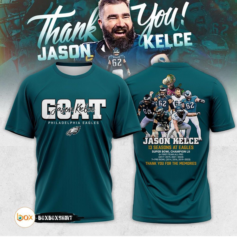 Goat Jason Kelce Philadelphia Eagles Thank You Shirt You are always best dear