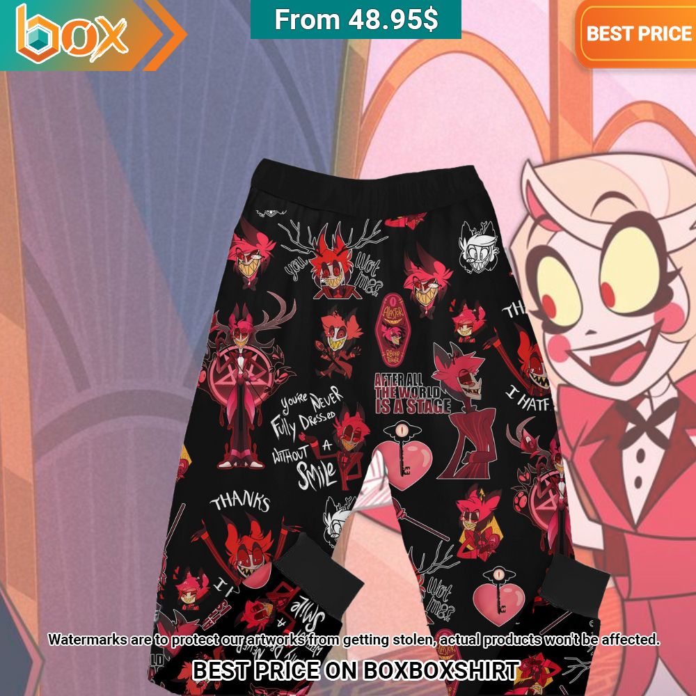 Hazbin Hotel You're Never Fully Dressed Without A Smile Pajamas Set