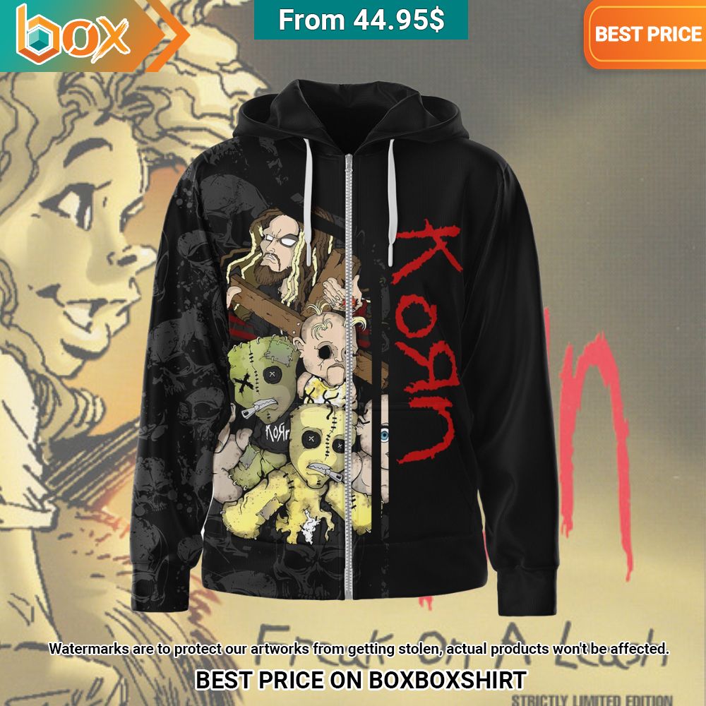 Korn Freak on a Leash Song Hoodie Nice elegant click