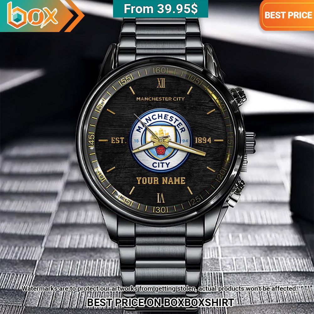 Manchester City Custom Watch Elegant and sober Pic