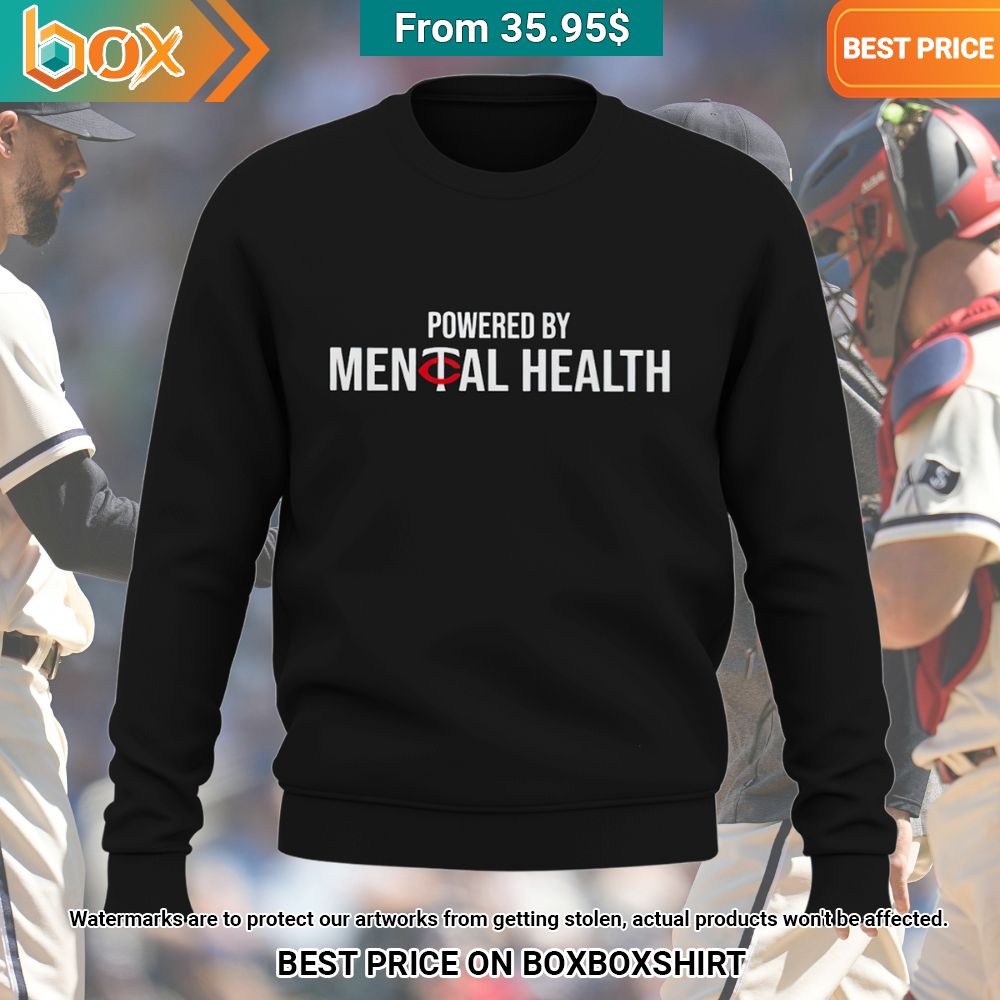 Minnesota Twins Powered By Mental Health Sweatshirt Stand easy bro