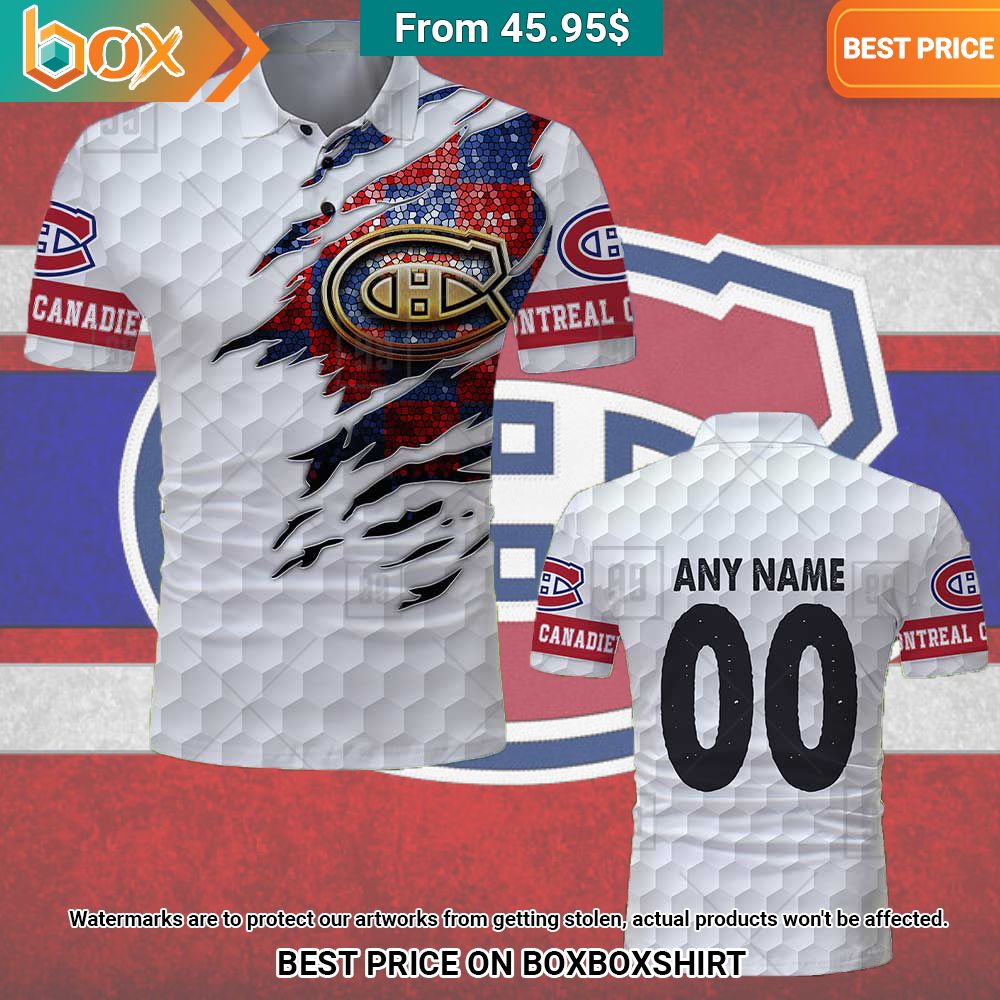 Montreal Canadiens Mix Golf Custom Polo Shirt Nice place and nice picture