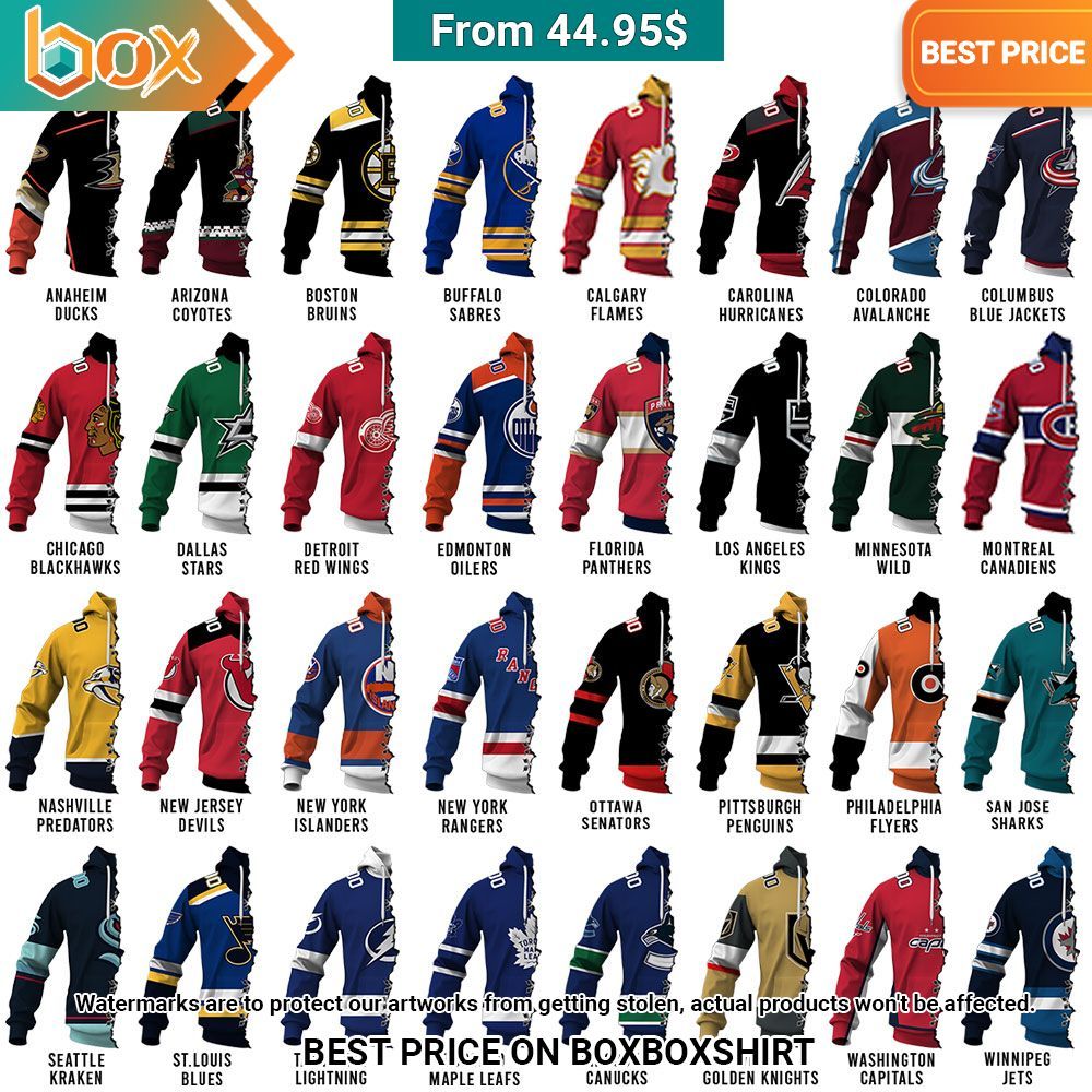 NFL Mix NFL Teams Personalized Hoodie Natural and awesome