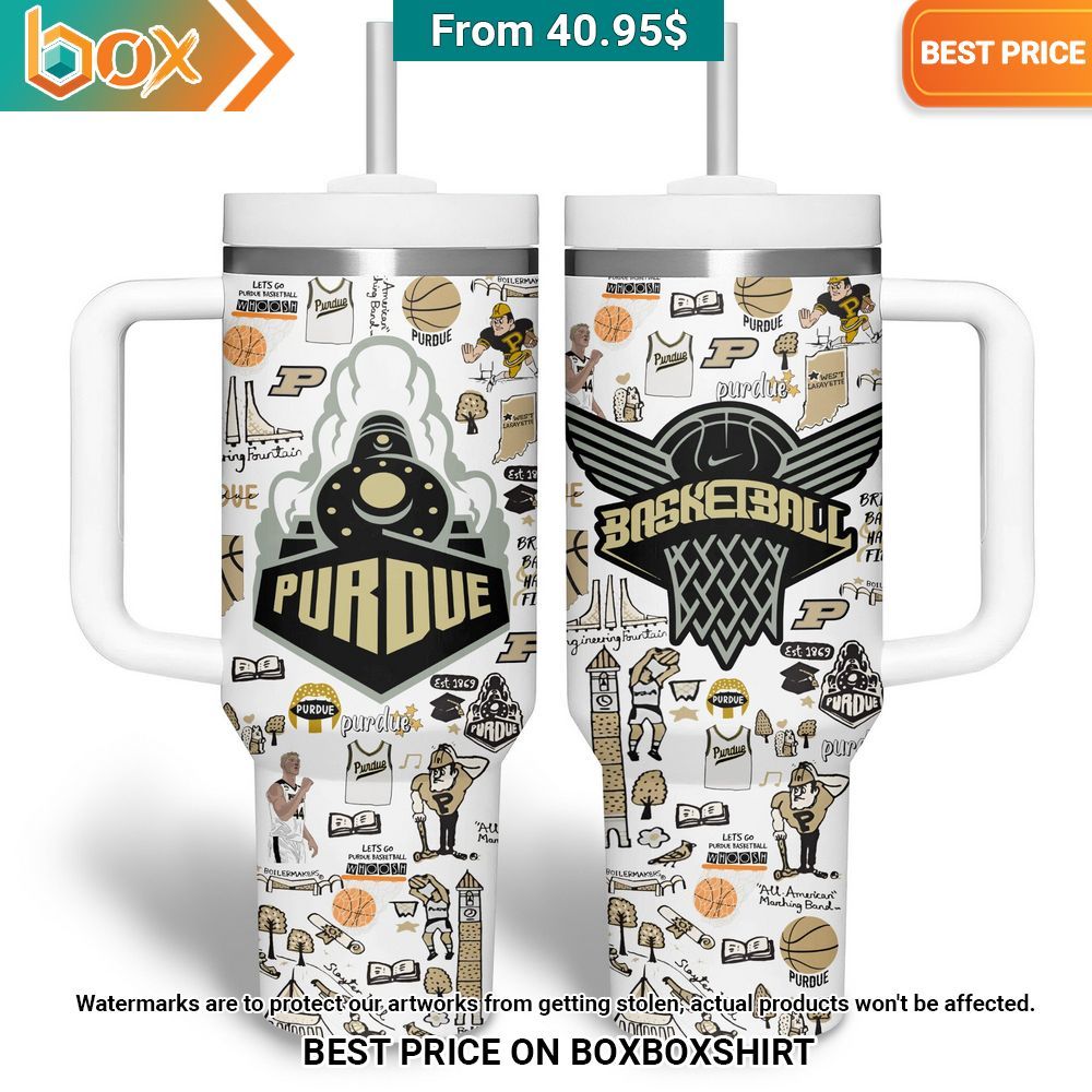 Purdue Men's Basketball Tumbler Good look mam