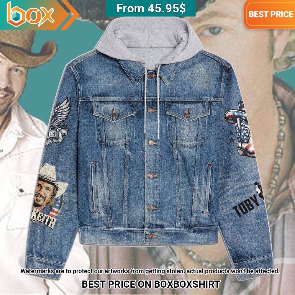 Raise Em High For Toby Keith Denim Jacket You are always best dear