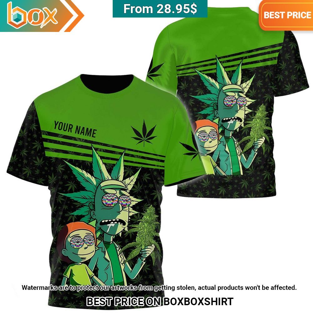 Rick and Morty Weed Custom T shirt, Hoodie You guys complement each other