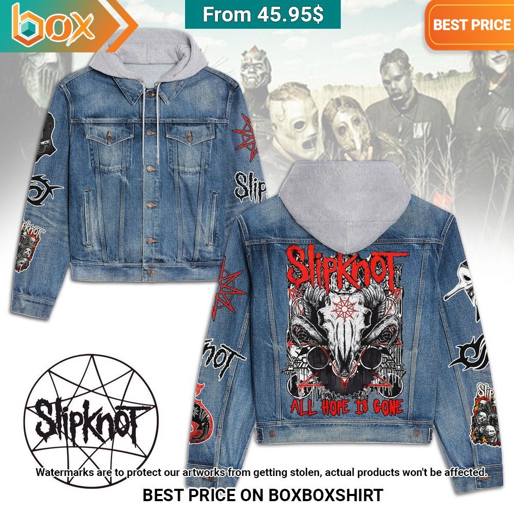 Slipknot All Hope Is Gone Denim Jacket You always inspire by your look bro