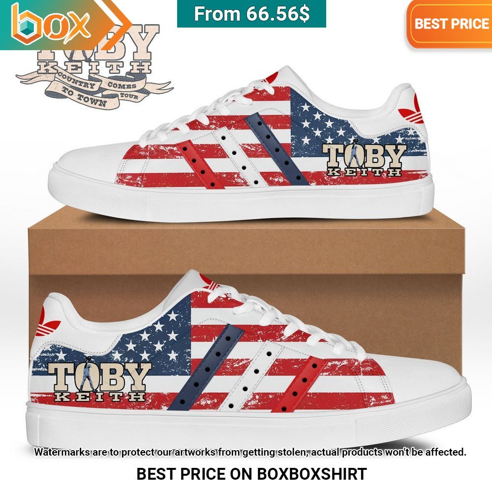 Toby Keith American Flag Stan Smith Low Top Shoes Generous look