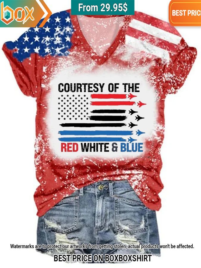Toby Keith Courtesy Of The Red White And Blue Vneck T Shirt Awesome Pic guys