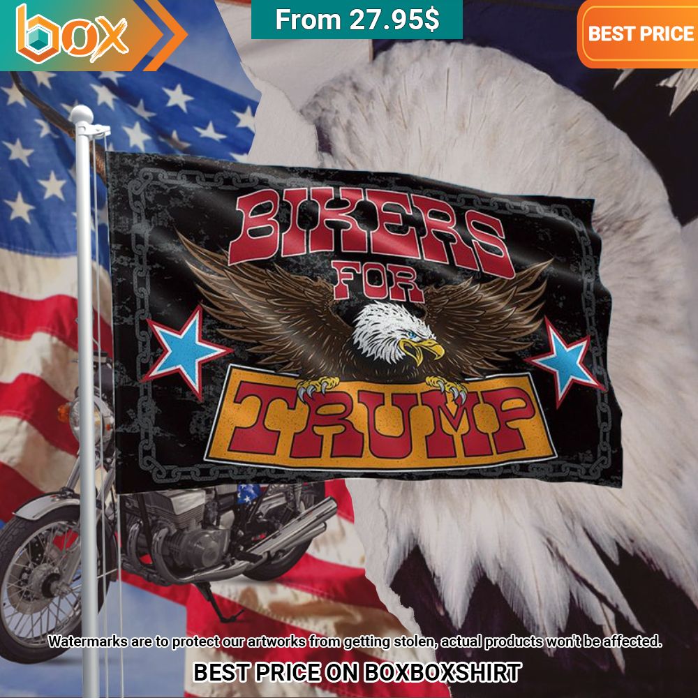 bikers for trump eagle flag 2 899