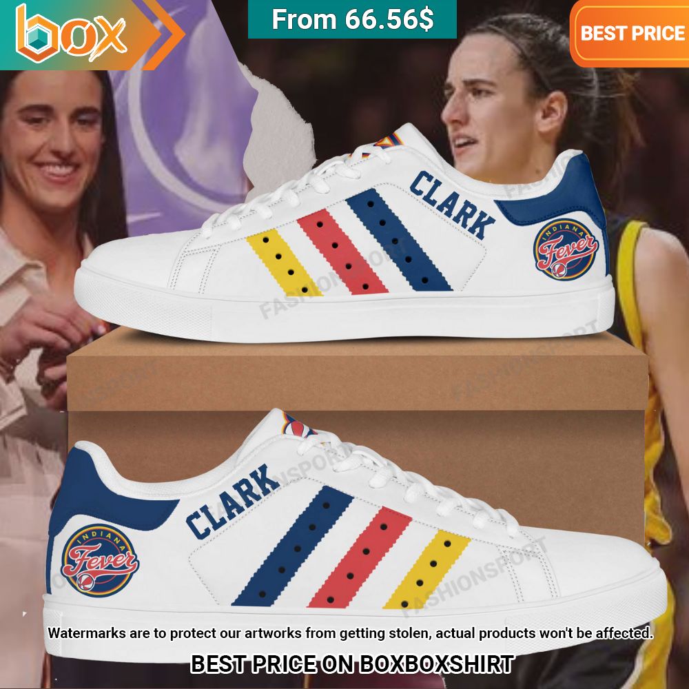 Caitlin Clark Indiana Fever Stan Smith Low Top Shoes Awesome Pic guys