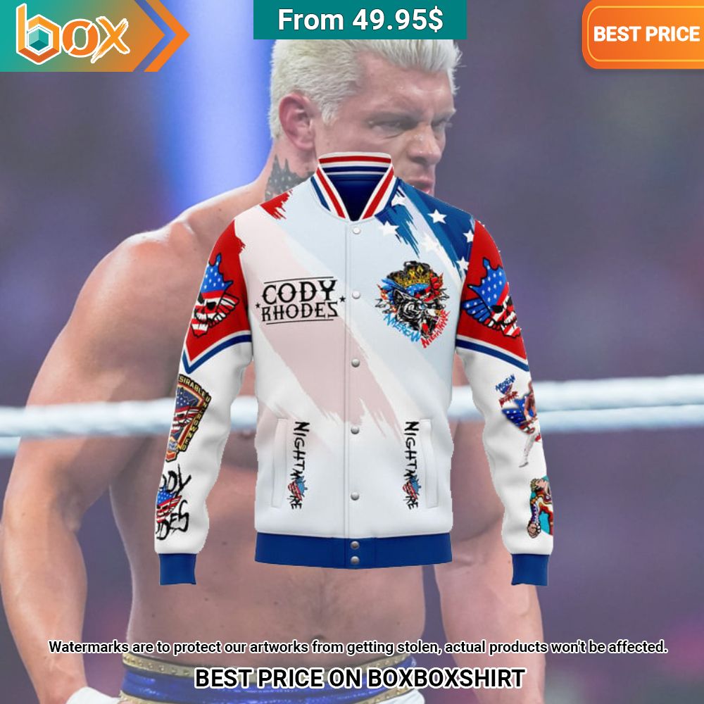 Cody Rhodes The American Nightmare Baseball Jacket You are always best dear
