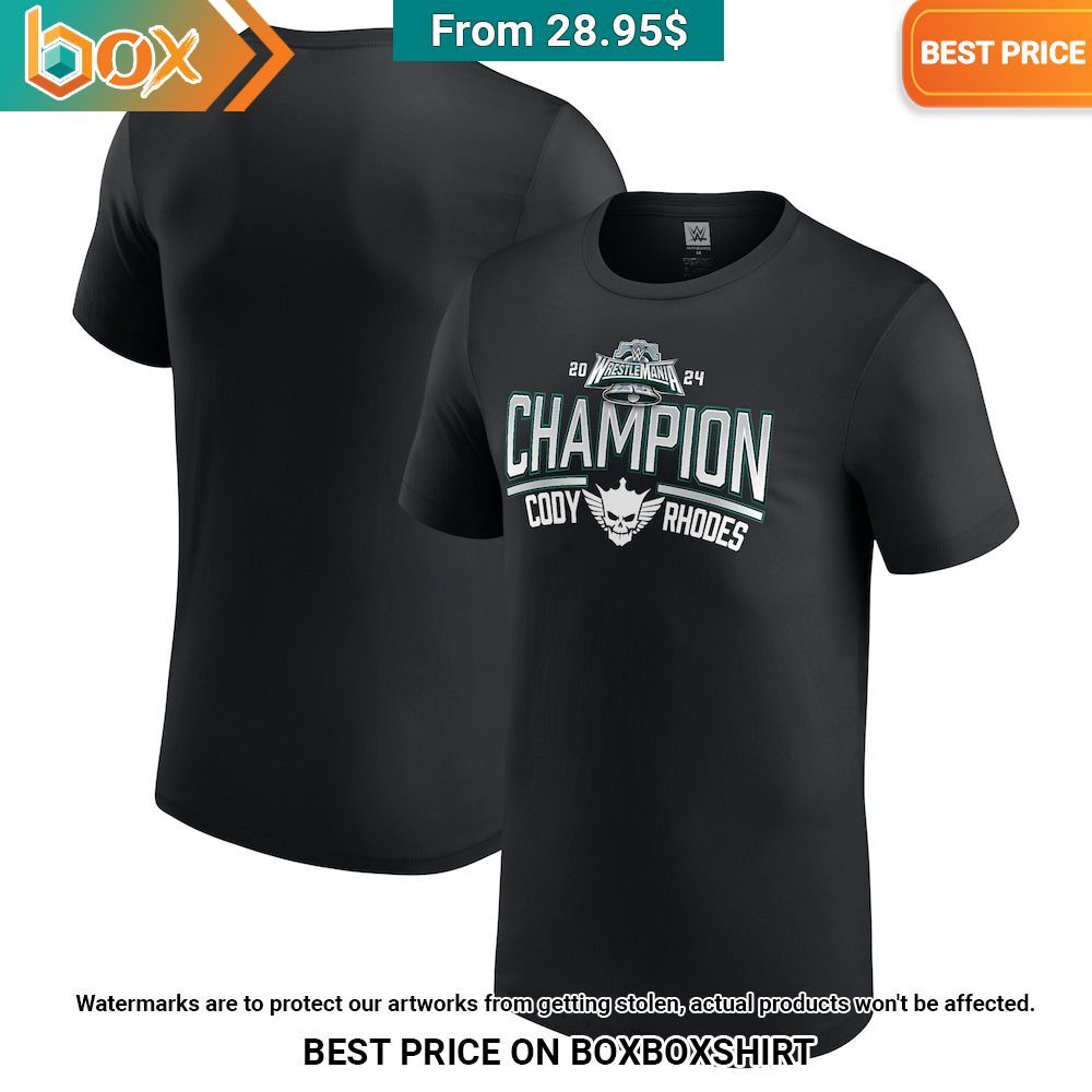 Cody Rhodes WrestleMania 2024 Champions T-shirt