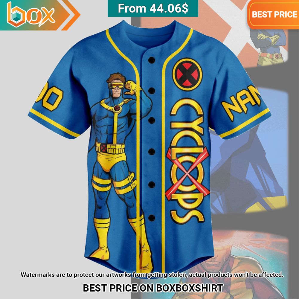 Cyclops To Me My X Men Custom Baseball Jersey This place looks exotic.