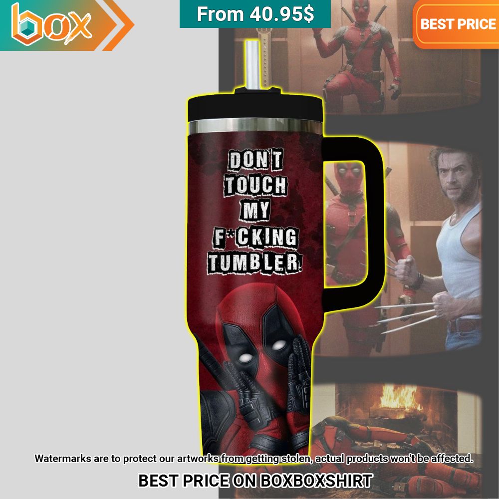 Deadpool Don’t Touch My Fucking Custom Tumbler