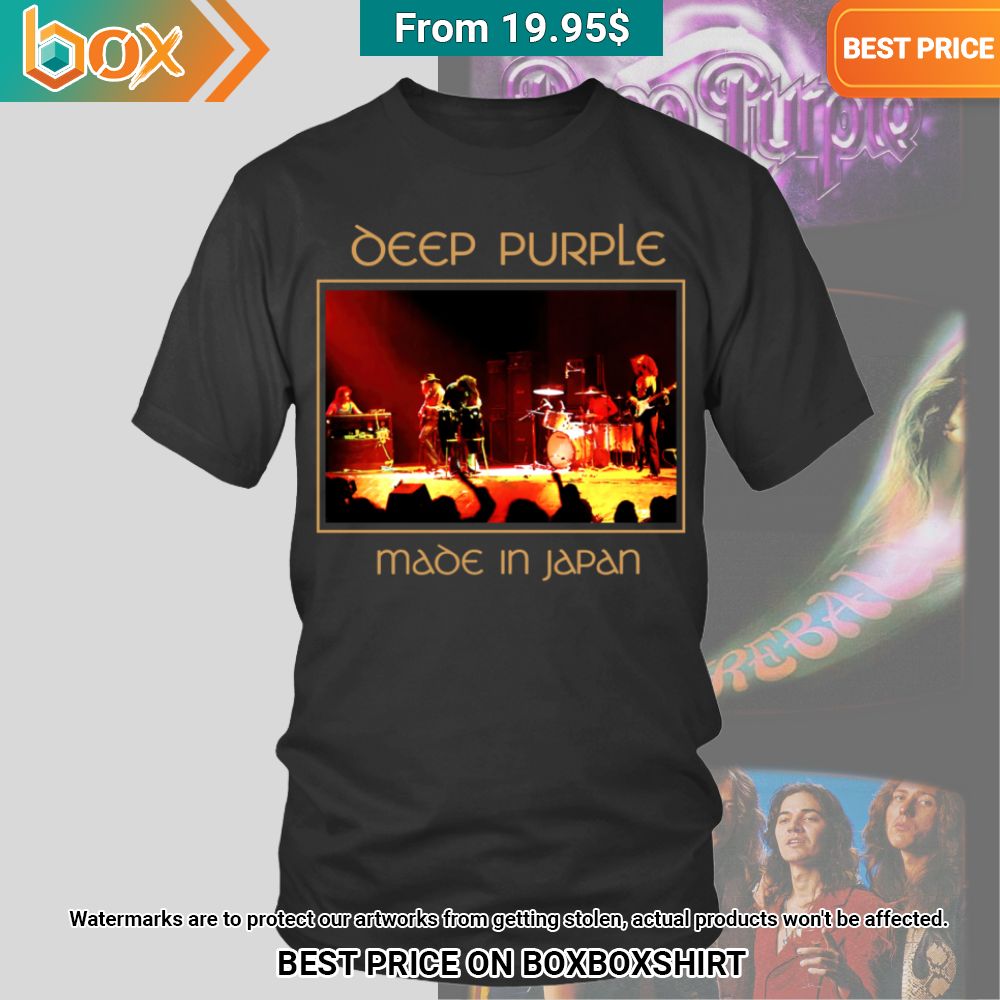 Deep Purple Made In Japan Hoodie, Shirt Great, I liked it