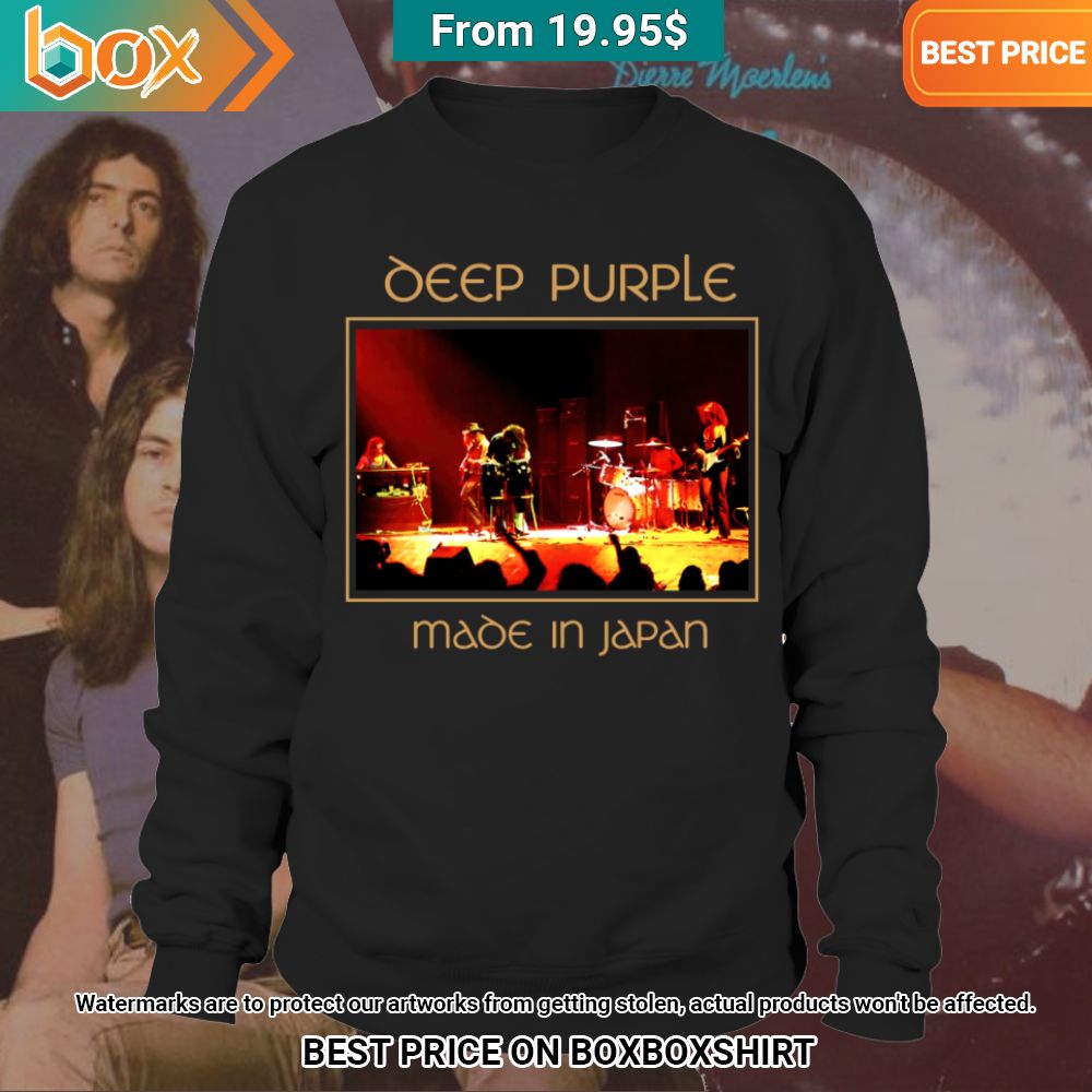 Deep Purple Made In Japan Hoodie, Shirt You look too weak