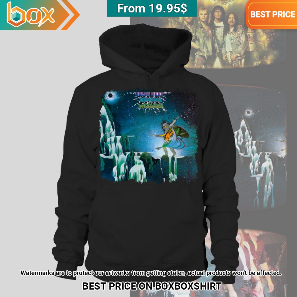 Demons and Wizards Uriah Heep Hoodie, Shirt I am in love with your dress