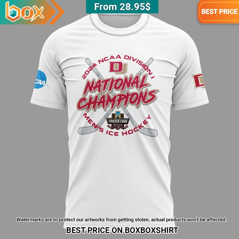Denver Hockey NCAA Division National Champions 2024 Men's ICE Hockey T-shirt