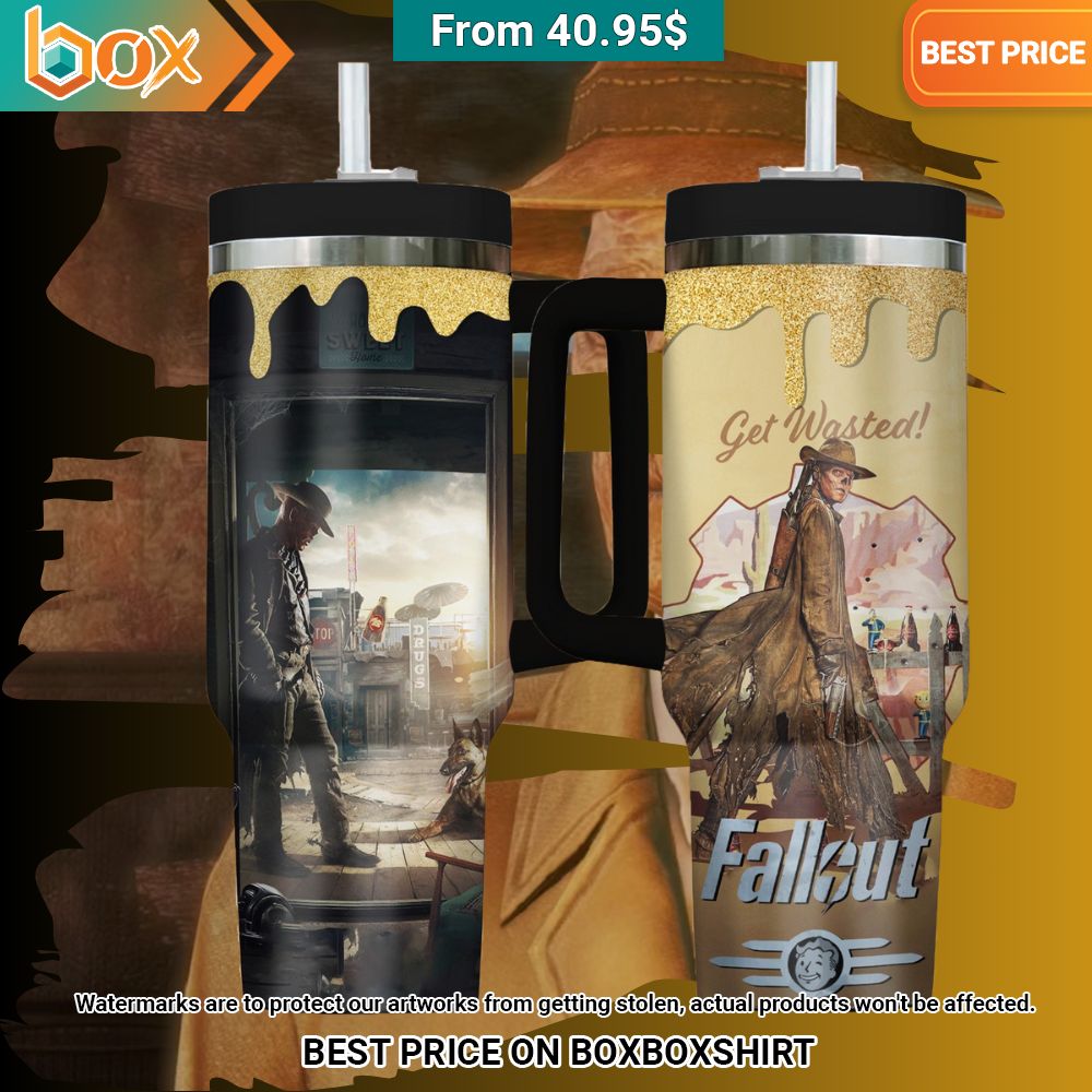 Fallout Walton Goggins The Ghoul Get Wasted Tumbler 19