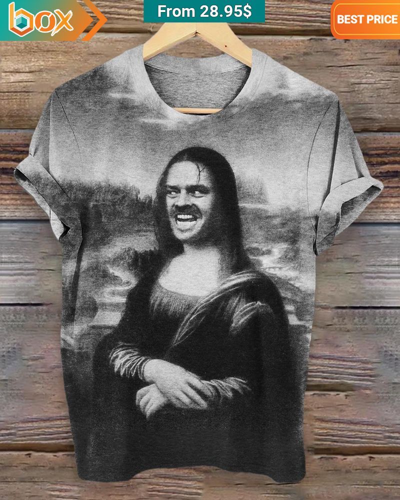 Funny Mona Lisa T shirt The beauty has no boundaries in this picture.