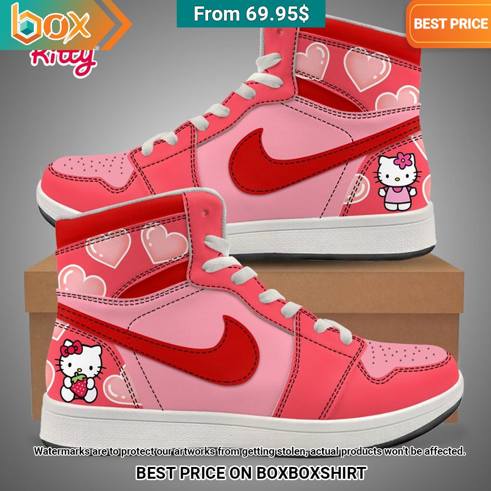 Hello Kitty Heart Air Jordan 1 Looking Gorgeous and This picture made my day.