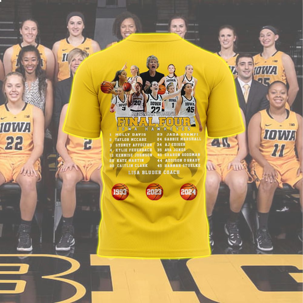iowa hawkeyes womens basketball 2024 ncaa womens final four yellow t shirt 2 614.jpg