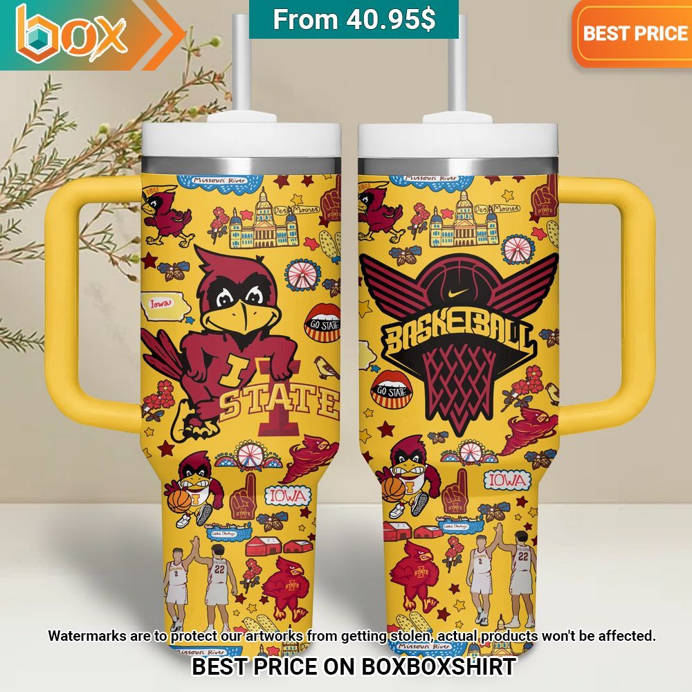 Iowa State Cyclones Basketball Tumbler Nice place and nice picture