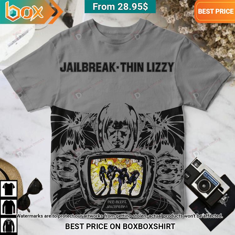 Jailbreak Thin Lizzy Album Cover Shirt It is too funny