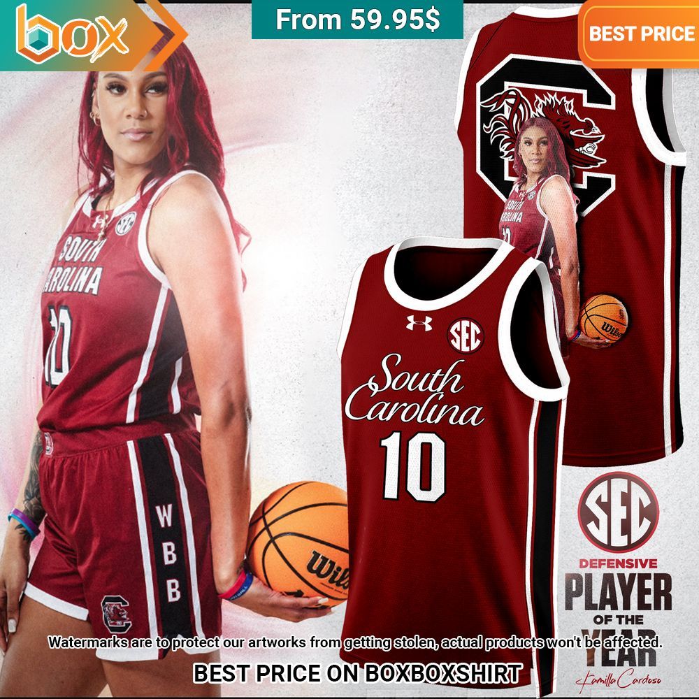 Kamilla Cardoso South Carolina Gamecocks women's Basketball Jersey