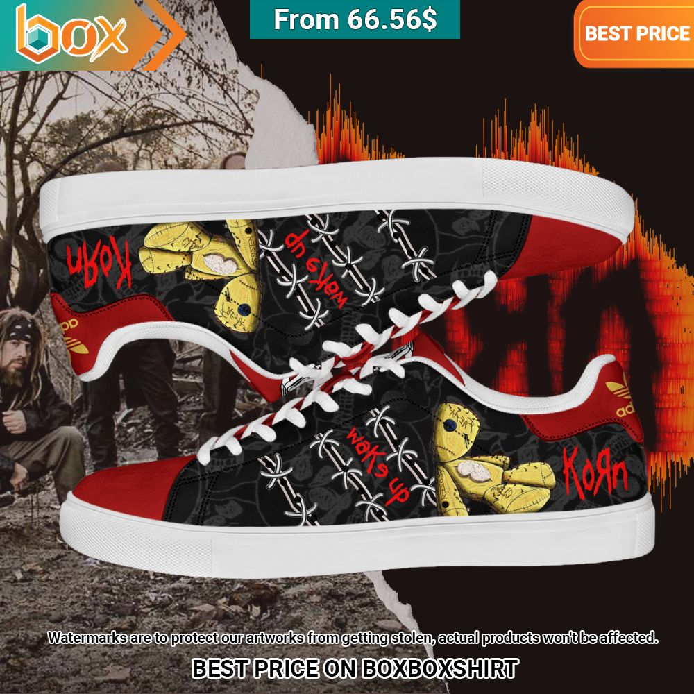 Korn Wake Up Stan Smith Low Top Shoes Nice Elegant Click