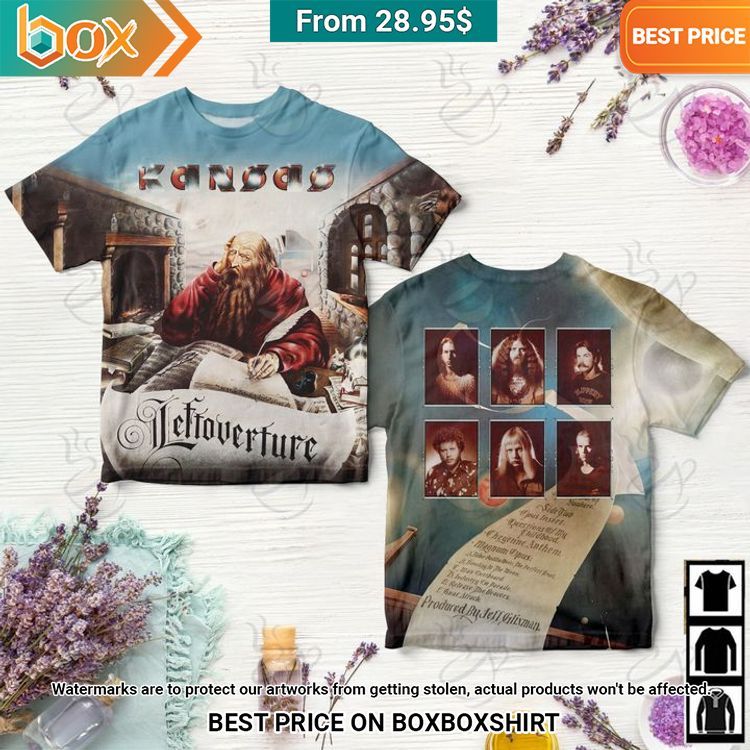 Iconic Rock Album Cover Tee: Leftoverture by Kansas
