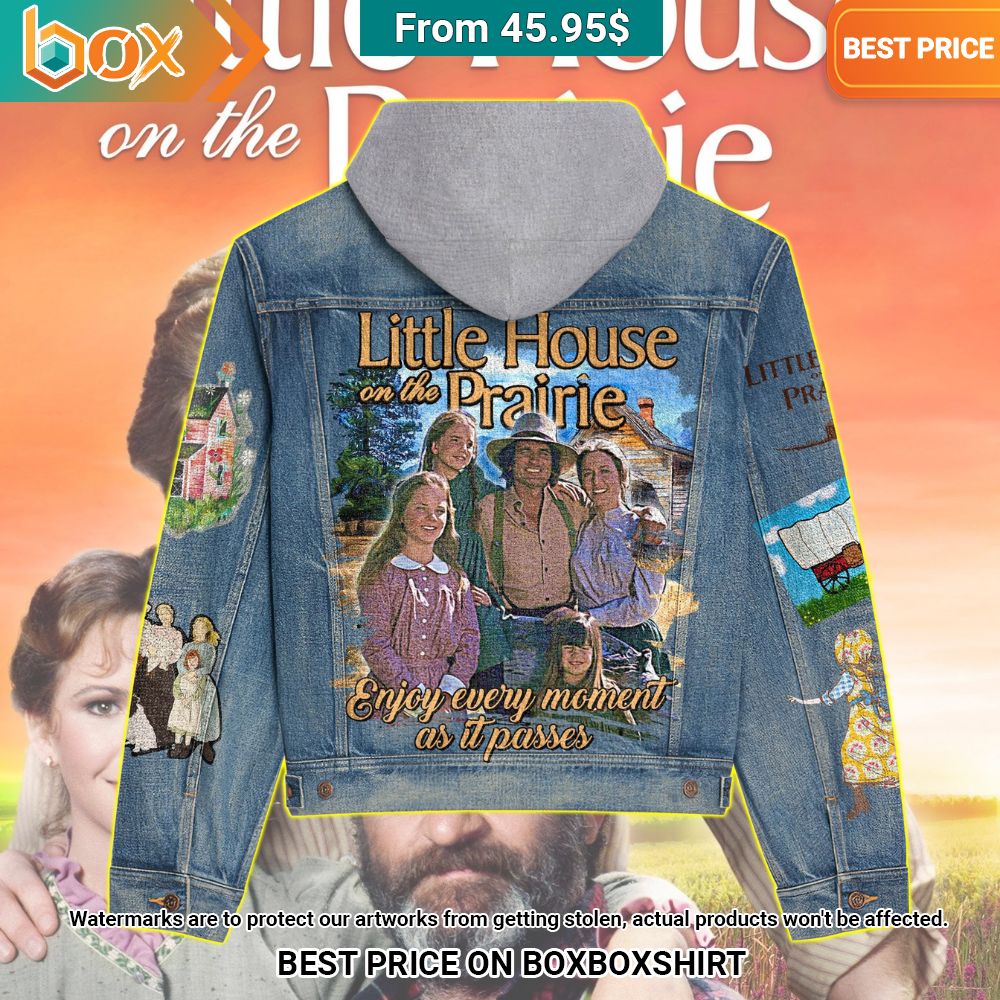 Little House On The Prairie Enjoy Every Moment As It Passes Denim Jacket 4