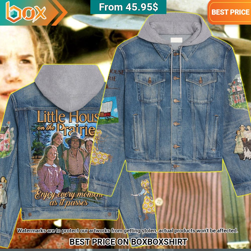 Little House On The Prairie Enjoy Every Moment As It Passes Denim Jacket 6