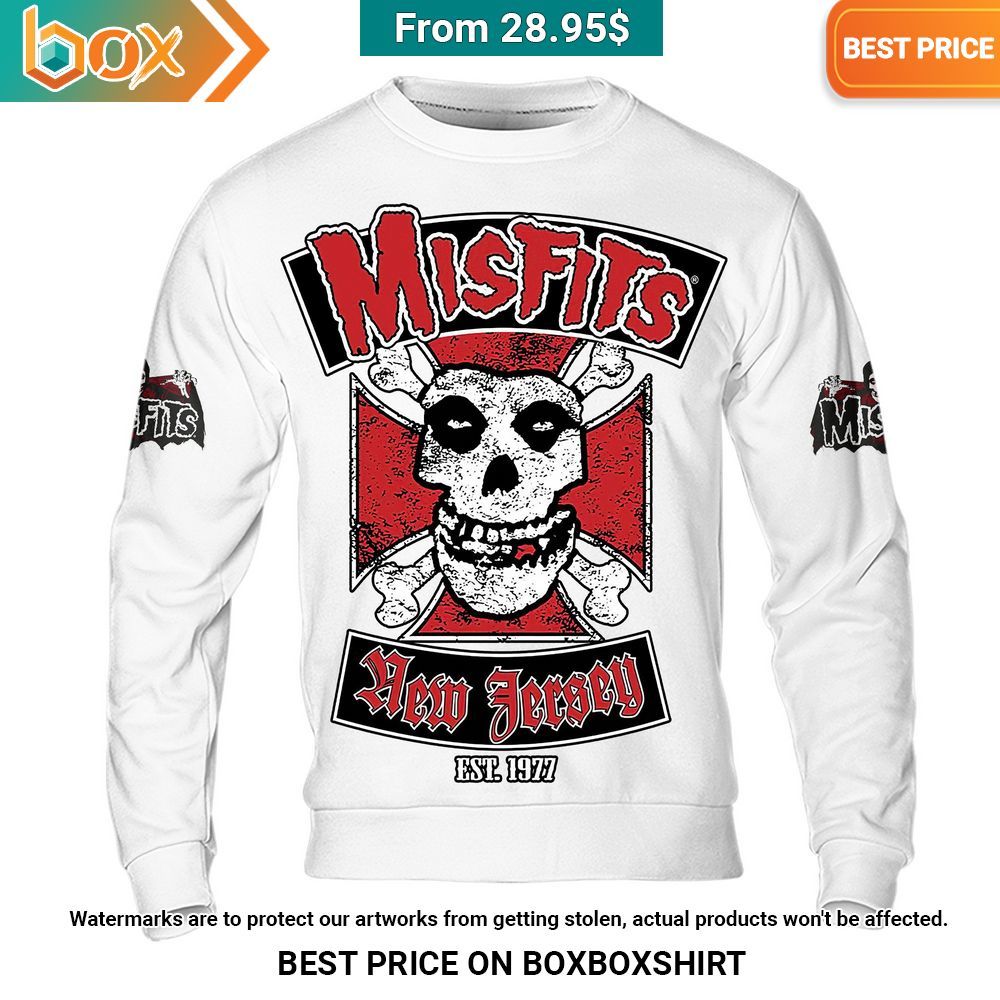 Misfits New Jersey 1997 White Shirt, Hoodie Stand easy bro