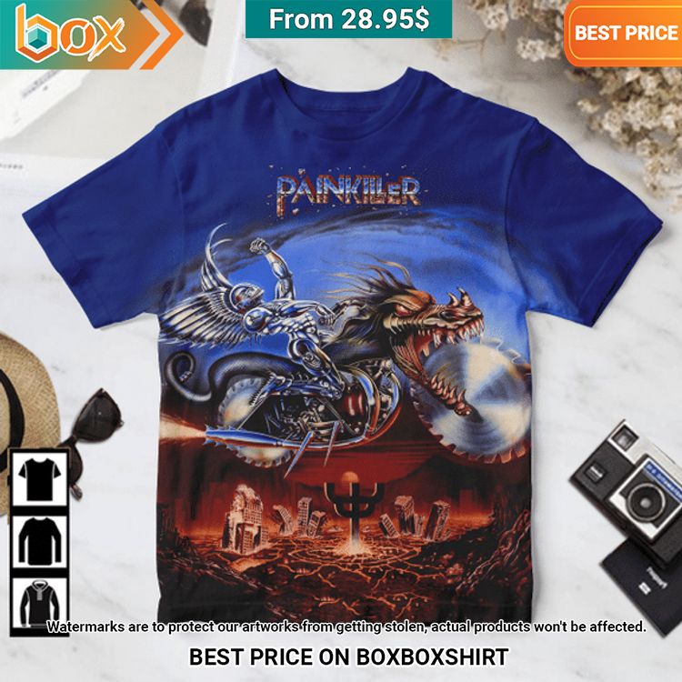 Painkiller Judas Priest Album Cover Shirt Nice place and nice picture